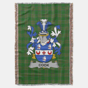Irisches Koch-Wappen Familienwappen Irland Decke