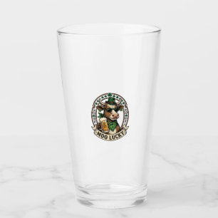 Irisches Kuh-Shirt Vintage St. Patrick Bier Design Glas