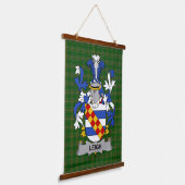 Irisches Leigh oder McLaeghis Wappen Familienwappe Wandteppich Mit Holzrahmen (Gewinkelt)