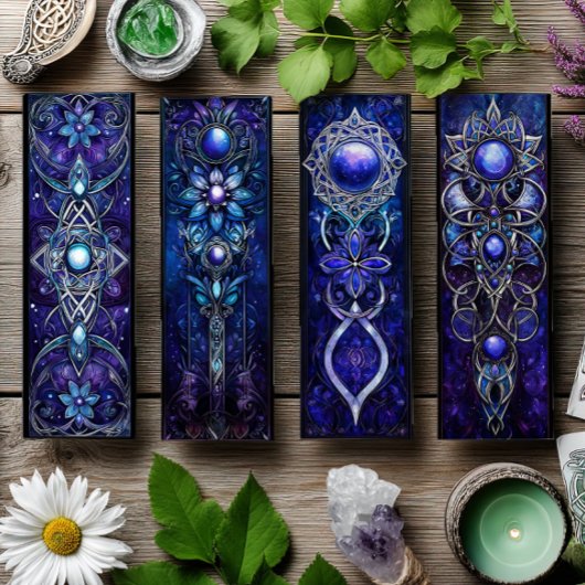 Irisches Lesezeichen, Blue Celtic Lesezeichens s1