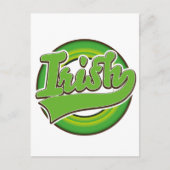 irisches Logo. Postkarte (Vorderseite)
