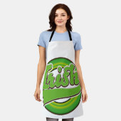 irisches Logo. Schürze (Getragen)