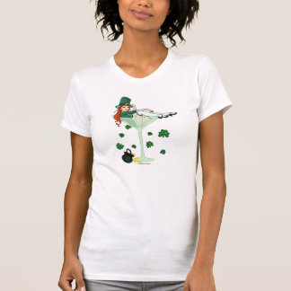Irisches Mädchen Martini T-Shirt