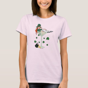 Irisches Mädchen Martini T-Shirt