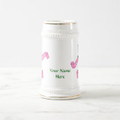 Irisches Mädchen-Trinkteam Bierglas (Mittel)