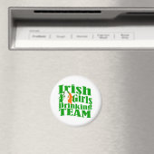Irisches Mädchen-Trinkteam Magnet (In Situ (Geschirrspüler))