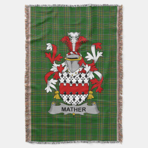 Irisches Mather oder Mathers Wappen Familienwappen Decke