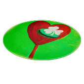 Irisches Niedliches Maldesign. Jetzt kaufen Schneidebrett (Ecke)