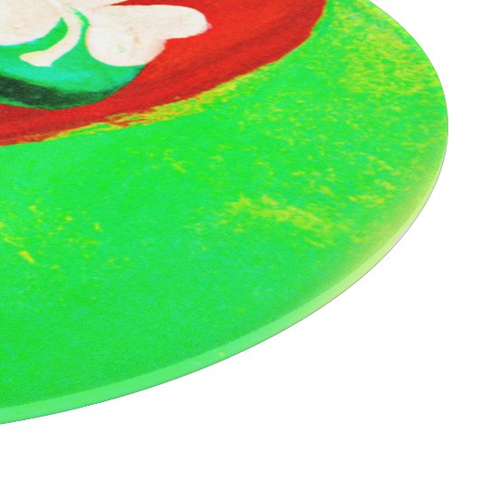 Irisches Niedliches Maldesign. Jetzt kaufen Schneidebrett (Ecke)