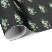 Irisches Nussknacker-Muster Geschenkpapier (Rolleneckpunkt)