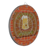 Irisches Pub-Schild Dartscheibe (Vorderseite Links)
