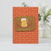 Irisches Pub-Schild Einladung (Stehend Vorderseite)
