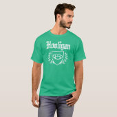 IRISCHES Rowdy-Messingknöchel-Wappen T-Shirt (Vorne ganz)
