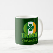 Irisches Sanitäter-Geschenk Kaffeetasse (VorderseiteRechts)