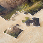 Irisches Schloss mit versteckten Feen Historisches Puzzle (Seite)