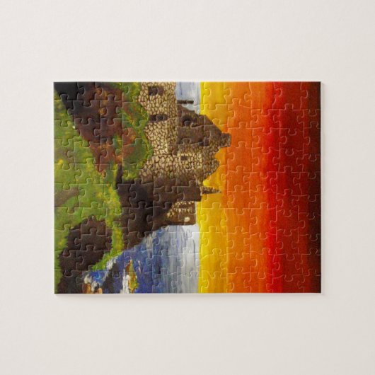 Irisches Schloss Puzzle (Horizontal)