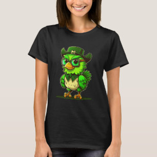 Irisches Shamrock-Blatt Leprechaun Hut Huhn St Pat T-Shirt