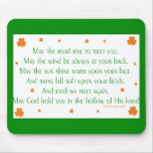 Irisches Sprichwort 2 Mousepad (Vorne)