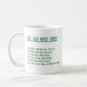 Irisches Sprichwort Kaffeetasse (Links)