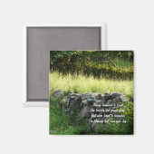 Irisches Sprichwort/Landschaft Magnet (Vorderseite/Rückseite)