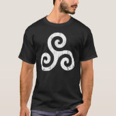 Irisches Symbol Triskelion T-Shirt (Vorderseite)