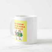 irisches Tanzen Kaffeetasse (Vorderseite Links)