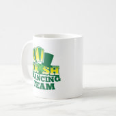 Irisches Tanzen TEAM Kaffeetasse (Vorderseite Links)