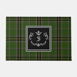 Irisches Tartan-Monogramm Fußmatte