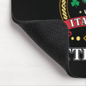 Irisches Temper italienische Attitüde St. Patricks Mousepad (Ecke)