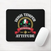 Irisches Temper italienische Attitüde St. Patricks Mousepad (Mit Mouse)