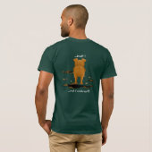 Irisches Terrier (irische Terrier), das ich jage… T-Shirt (Schwarz voll)