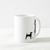 Irisches Terrier Kaffeetasse (VorderseiteRechts)