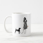 Irisches Terrier Kaffeetasse (Links)