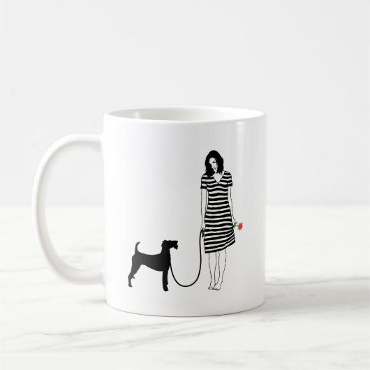 Irisches Terrier Kaffeetasse (Links)
