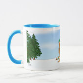 Irisches Terrier-Weihnachten Tasse (Links)