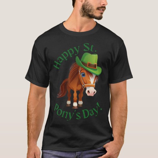 Irisches Tochterpferd Patrick's Day Für Mädchen & T-Shirt (Vorderseite)