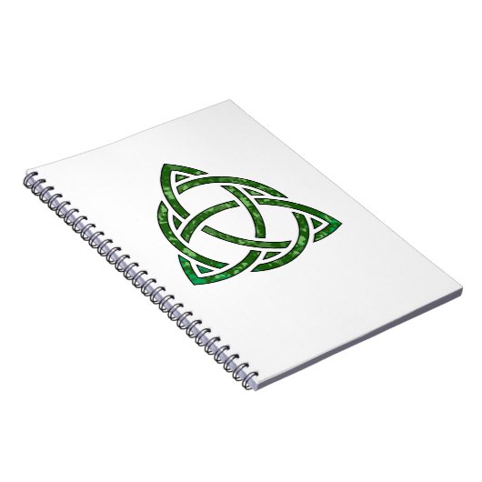 irisches Trifäkologrün Notizblock (Rechte Seite)