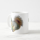 Irisches trinkendes Eichhörnchen Kaffeetasse (Vorderseite Links)