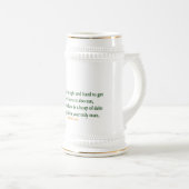 Irisches trinkendes Sprichwort 2 - Stein/Tasse Bierglas (VorderseiteRechts)