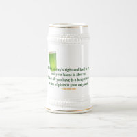 Irisches trinkendes Sprichwort 2 - Stein/Tasse