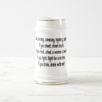 Irisches trinkendes Sprichwort Stein/Tasse