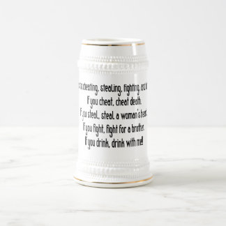 Irisches trinkendes Sprichwort Stein/Tasse Bierglas