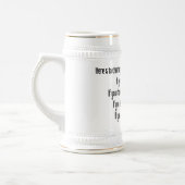 Irisches trinkendes Sprichwort Stein/Tasse Bierglas (Links)