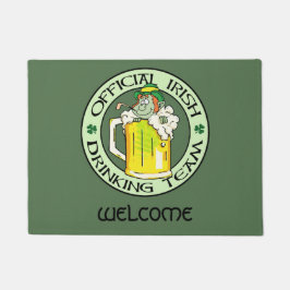 Irisches trinkendes Team Fußmatte