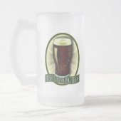 Irisches trinkendes Team Mattglas Bierglas (Links)