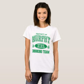 Irisches trinkendes Team Murphys T-Shirt (Vorne ganz)