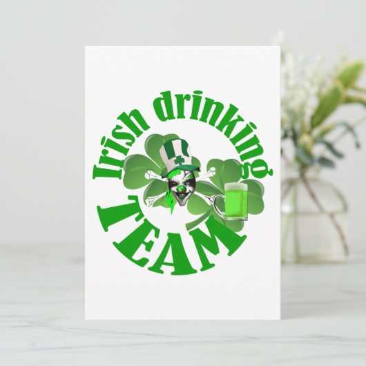 irisches Trinkteam (Stehend Vorderseite)