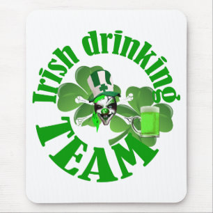 irisches Trinkteam Mousepad