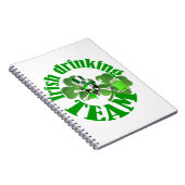 irisches Trinkteam Notizblock (Rechte Seite)