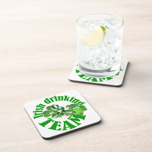 irisches Trinkteam Untersetzer (Rechte Seite)
